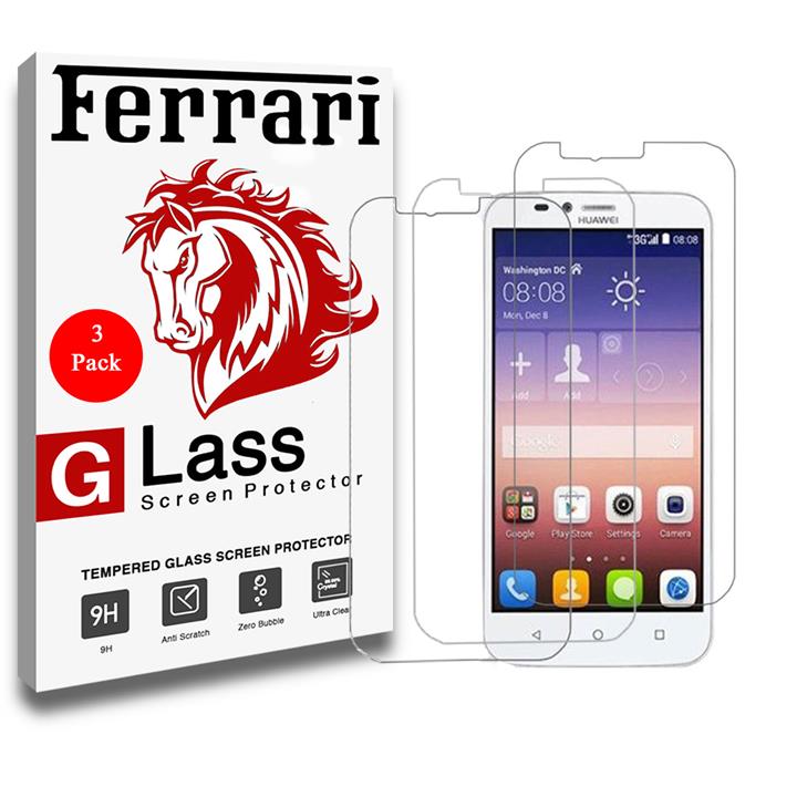 محافظ صفحه نمایش فراری مدل Ultra Clear Crystal مناسب برای گوشی موبایل هوآوی Ascend Y625 مجموعه سه عددی
